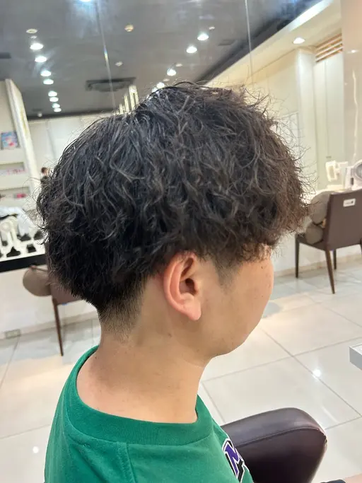メンズカット＋シャンプー＋ツイストスパイラルパーマ