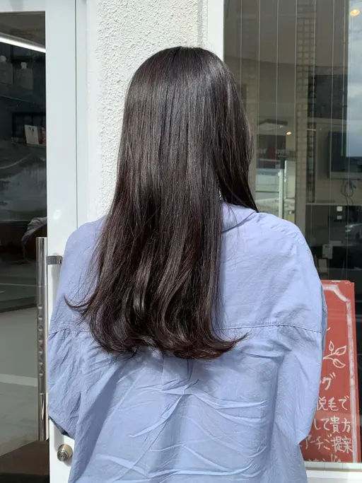 大人気✨　カット＋ダメージレスカラー（白髪染め可）＋うる艶トリートメント ¥9900