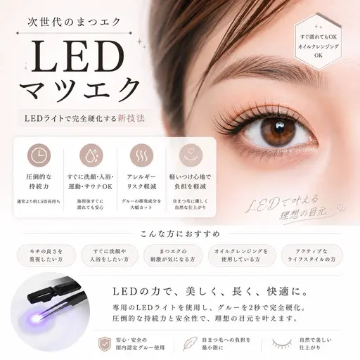 LEDフラットラッシュ/100