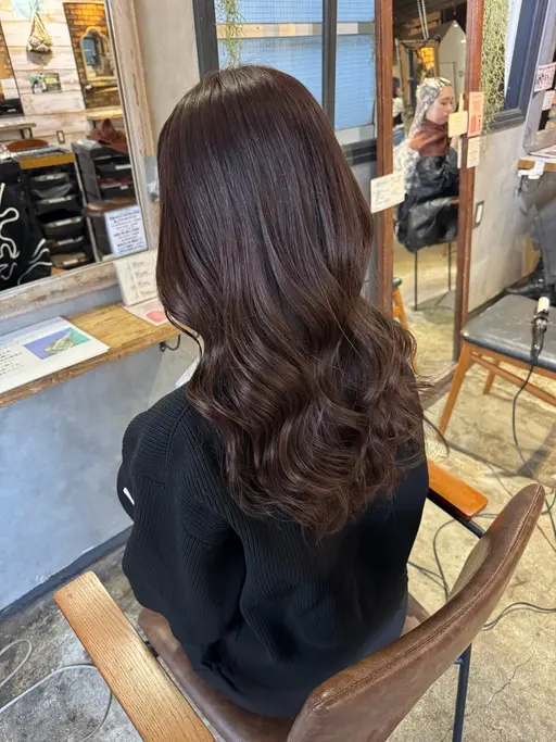 🍒cut +イルミナcolor + 卵殻膜トリートメント付き🍒