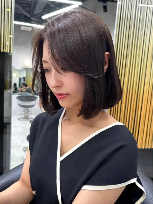 Bob cut➕2stepトリートメント✂️🫧