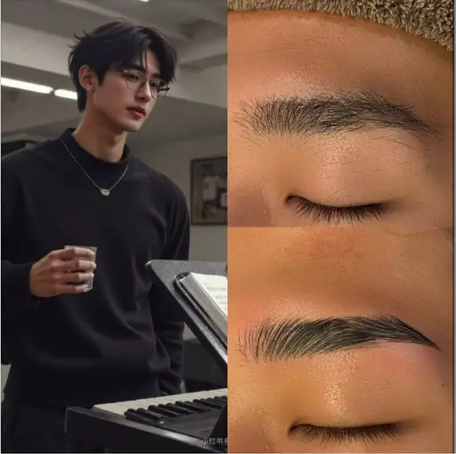 【期間限定】☆メンズ眉毛WAX脱毛&カット＋骨格診断））ケア付