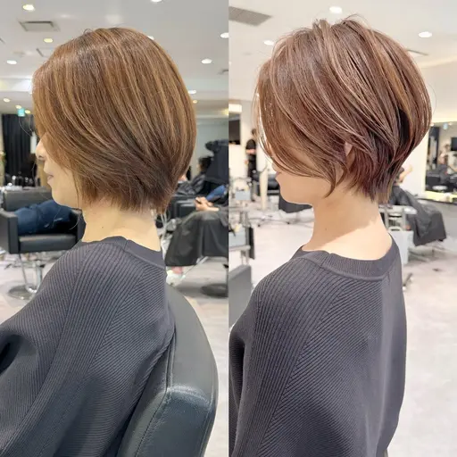 【顔が映る撮影ができる方のみ】40代,50代,60代対象✂️ふんわりくびれショートカット✂️