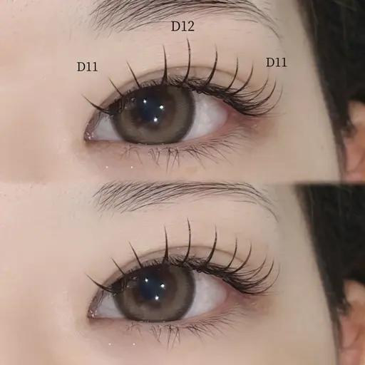 🎀フラットラッシュ100本🎀束感コーティング付き໒꒱. ゚