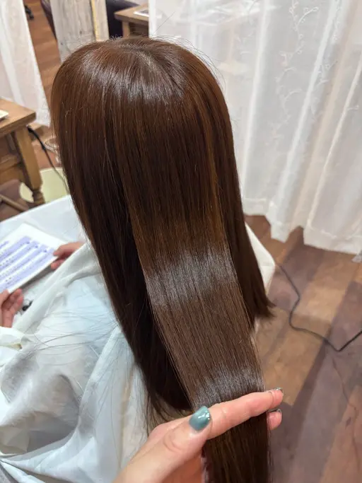 髪質改善カラー🌻+トリートメント