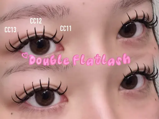急募！タブルフラットラッシュ100束 🩷モデル募集(束感コーティング付き✨️)※募集時間は詳細をご確認お願い致します！