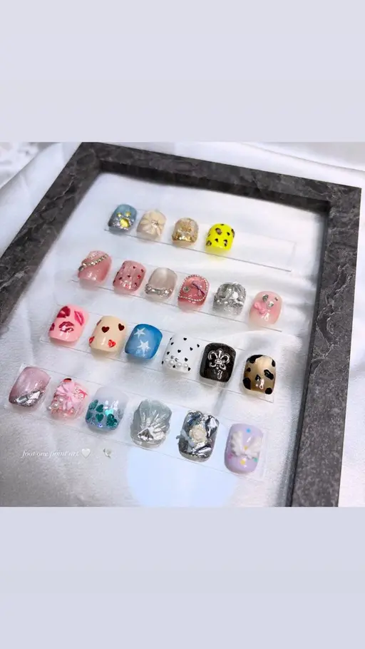 🌷特別価格8月ラスト‼️‼️8月22.23限定フットワンポイントアート🎀