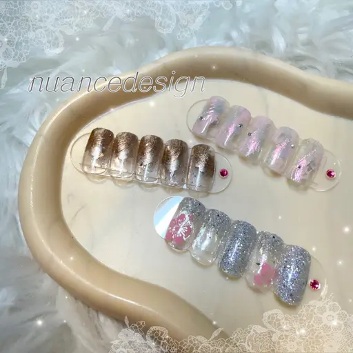 ✨🎀オフありニュアンス定額⸌̟͂̋⸍̑⸜̑⸝͂6600⇒4500⟡.·