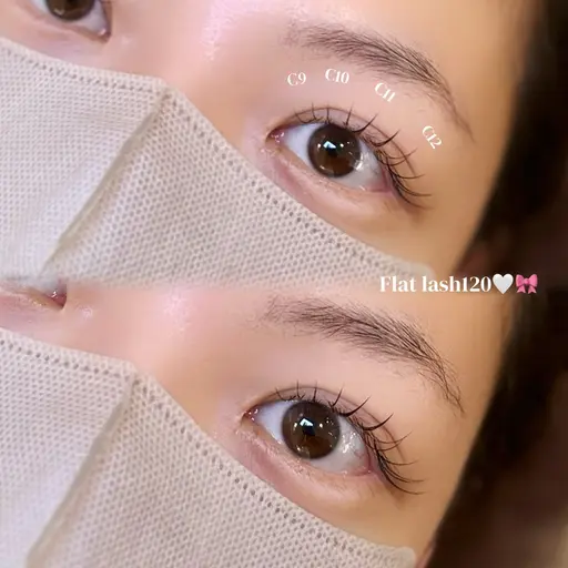まつエク フラットラッシュ120本 (オフ有)🪄︎︎✨90分