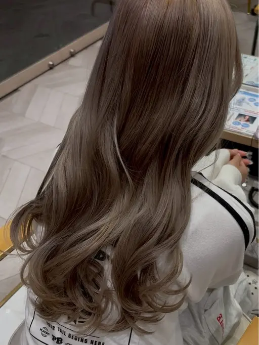 (U24)Wカラー🎀🤍 【ブリーチなし】