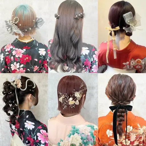 🌸卒業式ヘアセット➕着付け🌸