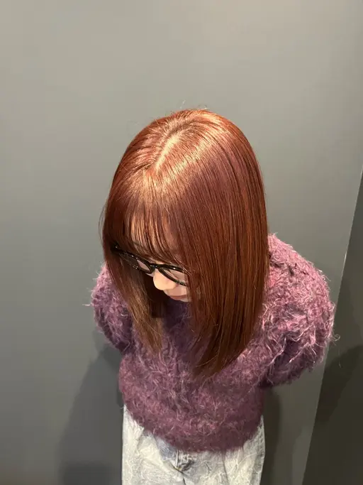 one color(ブリーチなし)＋4stepトリートメント