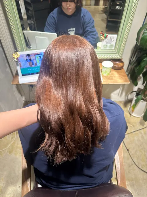 🌳U24 透明感が欲しい方におすすめ🆕♡ブリーチなしダブルカラー+1stepトリートメント🌳