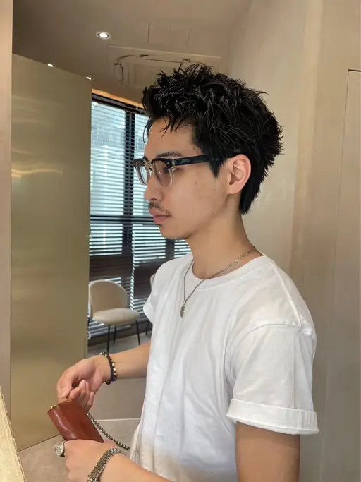【🔥5月限定クーポン 人気No.1🥇】🪡スパイキーショート+🌀ピンパーマ+ケアトリートメント