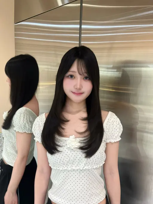 韓国風レイヤーカット*.꙳𝜗𝜚꙳.*+1 step treatment🤍🫧3cm以上切れる方🪽