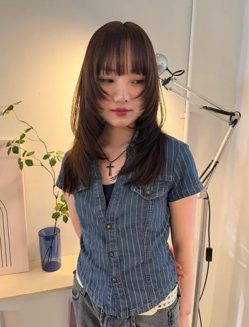 【カット ＋ トリートメント🎀✂︎✂︎】レイヤーカット/お顔まわりレイヤーカット/ハイレイヤー/韓国風レイヤー/ウルフ