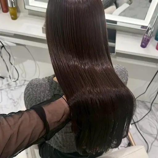 梅雨時期限定✨ 【 質感再整ストレート 】+【 メンテナンスカット✂️ 】