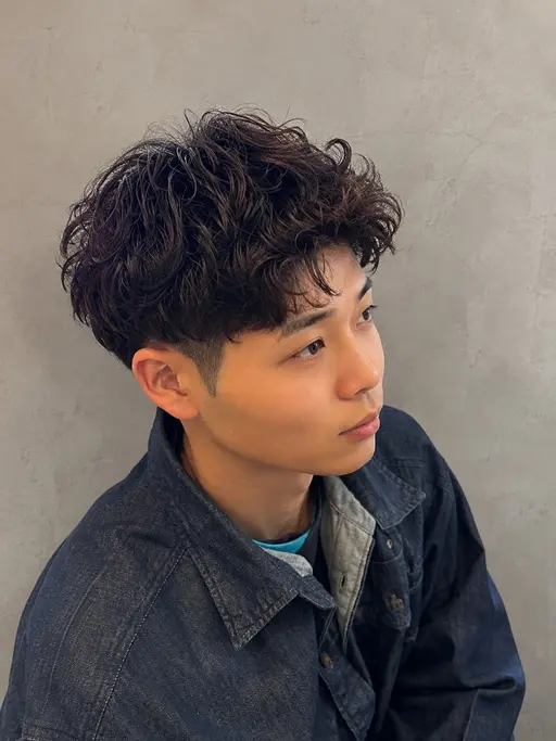 【似合わせMen,sカット+眉カット+波巻パーマ】お客様一人ひとりに合ったカットとパーマを提案させていただきます