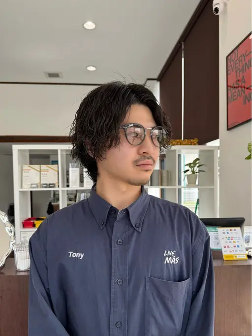 【✨メンズ平日2人限定✨】カット+ケアパーマ+トリートメント付き15950→11000