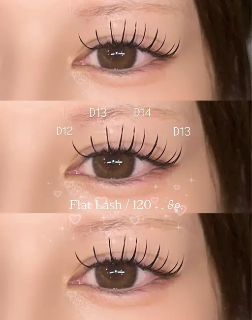 💟 Flat Lash 80本 コーティング仕上げ 💟 《 リペア オフ🈶+¥550 》