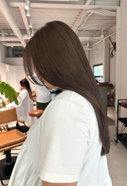 【平日限定】ワンカラー✨ブリーチなしで透明感カラー