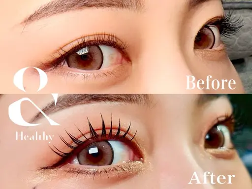 💖最新技法アンドヘルシー💖バインドorダブルフラット80束+まつげパーマ(オフ込み)✨LEDに変更+1000円✨
