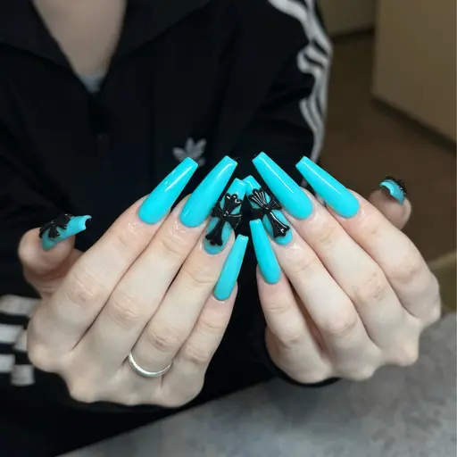 【1番人気‼️】《オフあり》☦️クロムパーツ➕チップスカルプ長さ出し(ワンカラーのみ)コース🌟