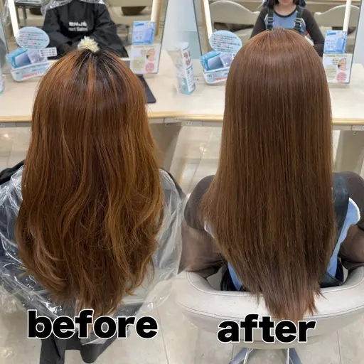 💭【透明感が欲しい方へ】♡イルミナブリーチなしダブルカラー🤍
