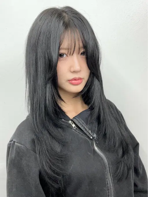 【シールエクステで作るワンホンレイヤーカット✂️】人毛100%高級シールエクステ80本➕レイヤーカット➕スタイリング