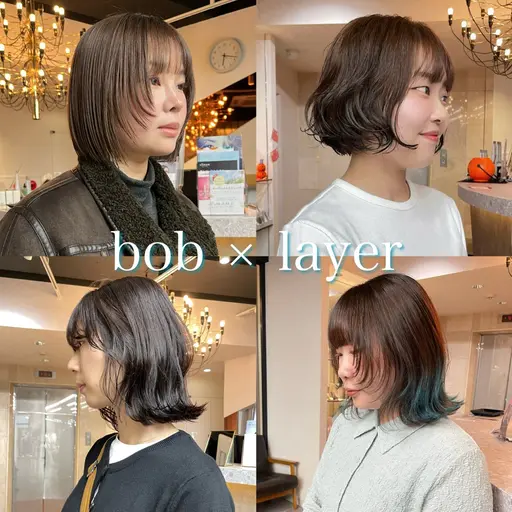 【5月限定💞】カット+イルミナカラー+トリートメント¥8800 【レイヤー/髪質改善/顔周り/暖色/寒色/ベージュ】