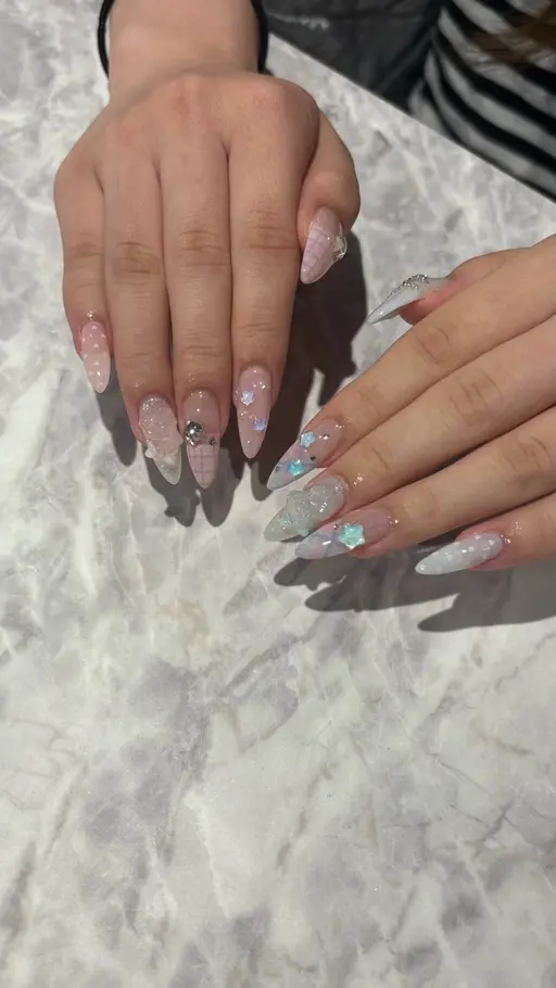 💅💎パーツ込み・120分アートやり放題＋チップ長さだし（オフ込み）