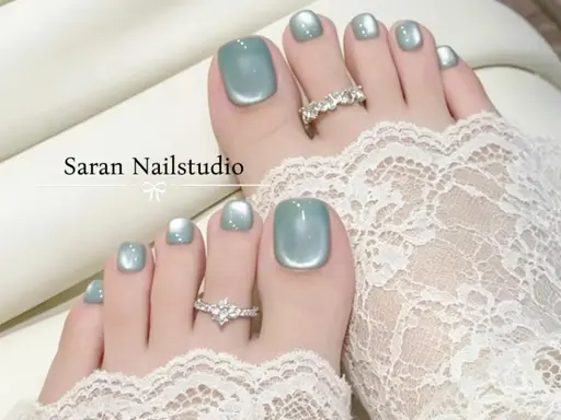 【フットネイル】大人気のマグネットネイル3500円【現金のみ】