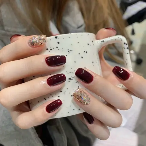 ❤️💚💛ワンカラネイル💅4550