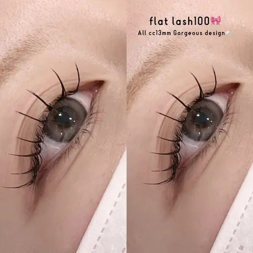 『当日限定』🎀フラットラッシュ80本🎀+🤍束感コーティング付き🤍