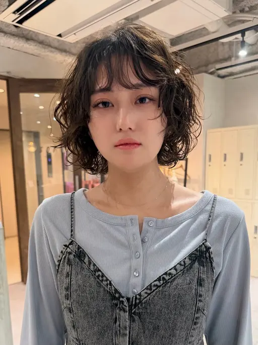 【20代女性限定】🌟似合わせカット🌟＋🌟デザインパーマ🌟ショート​〜​ボブのくせ毛風なラフスタイルをご提案！