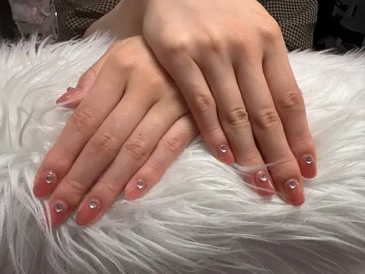 オフ無🧡60分ジェル🧡持ち込みデザインやり放題 🧡韓国パーツつけ放題🧡韓国ネイル/ワンホンネイル/Y2K/ギャル