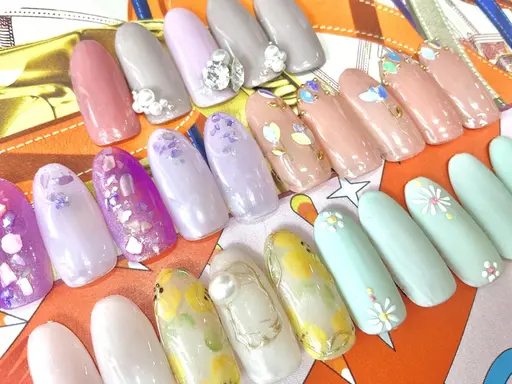 🎀31日限定💛サンプル1000種以上2万円相当🫶🏻限定アートコース💛【ハンド】カラー変更可◎オフ有　¥4980