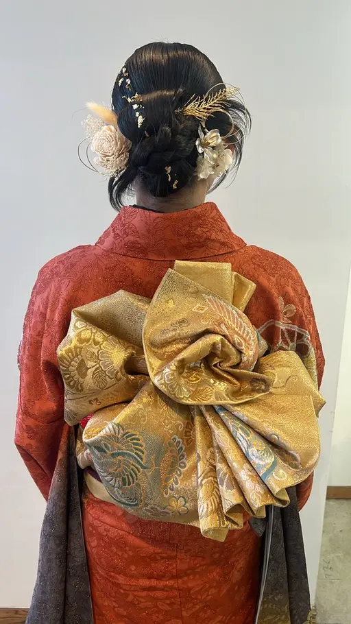 成人式🎀振袖着付け+ヘアセット+メイク【こちらのメニューのみすぐ予約不可】