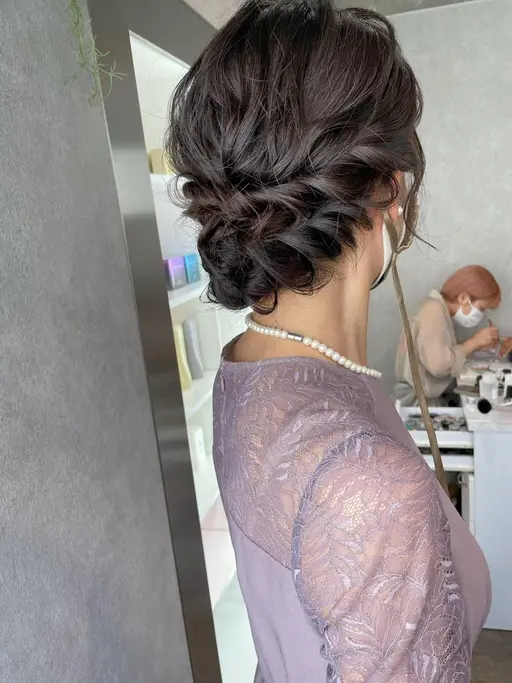 結婚式、パーティー、イベント、卒業式、お食事会等セレモニー仕様のしっかりヘアセットしたい方へ✨