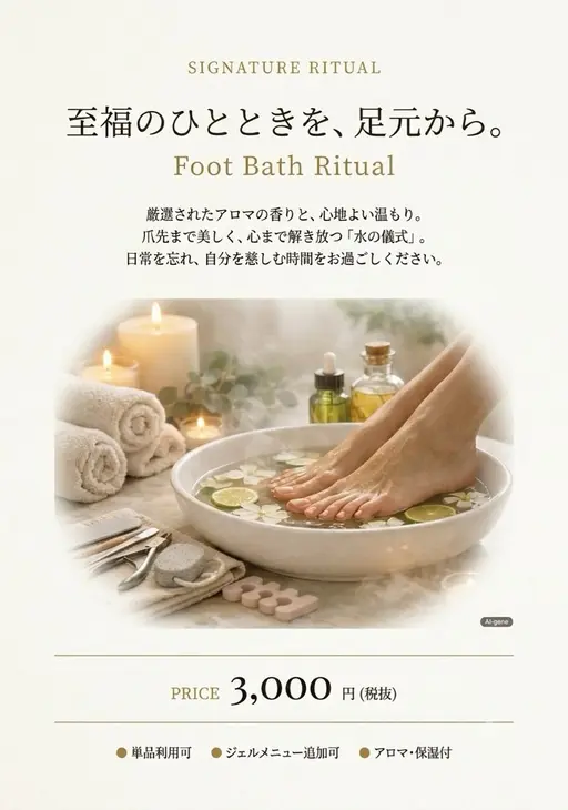 フットバス（足湯♨️）🌺