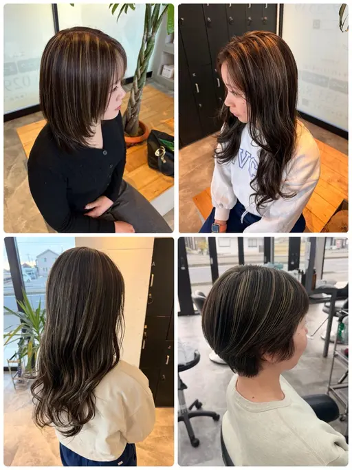 【⭐️ご新規様限定⭐️】似合わせカット➕白髪ぼかしハイライトカラー