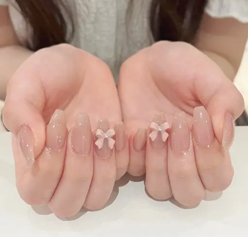 ちゅるんワンカラーネイル