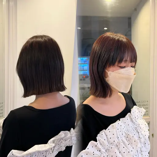 予約リクエストお待ちしております‼️カット【ボブ】🧚🏻‍♀️
