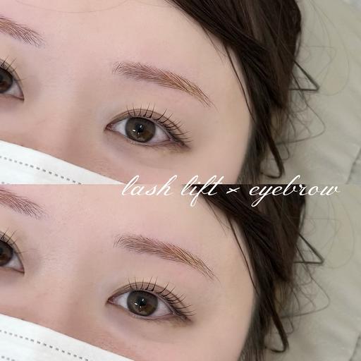 まつ毛パーマ×眉毛wax( 間引きカット付 )🌼