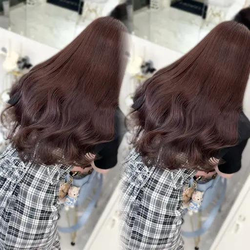 【🤍定番メニュー🤍】ワンカラー+2step高保湿トリートメント🫧コテ巻き仕上げ💞 ¥13200→¥7900