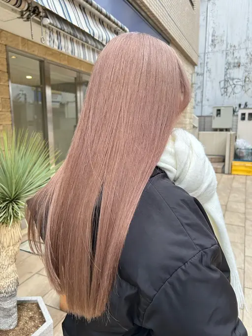 🩵【U24学割・ミニモ限定】メンテナンスカット＋ブリーチリタッチ＋カラー＋保湿トリートメント