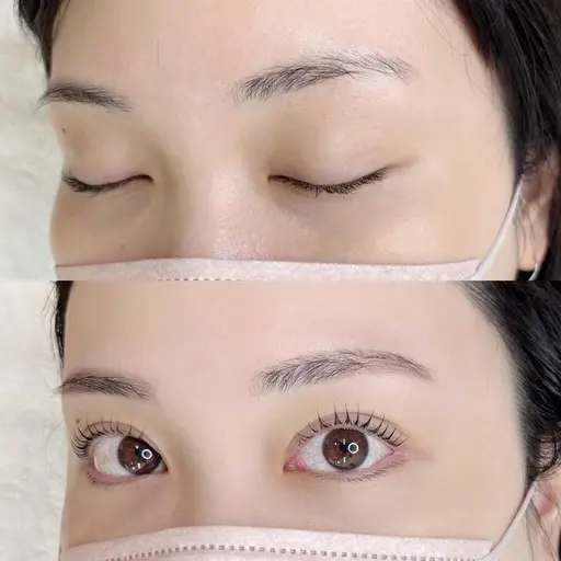 まつげパーマ+眉毛WAXスタイリング