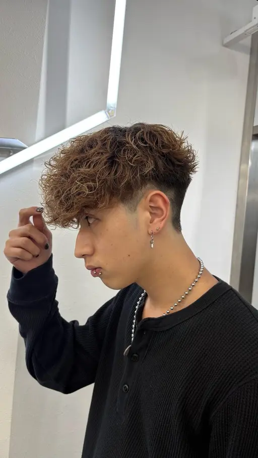 【🔥海外風人気No. 1🔥】こだわりmen'sカット+スペインカール🇪🇸