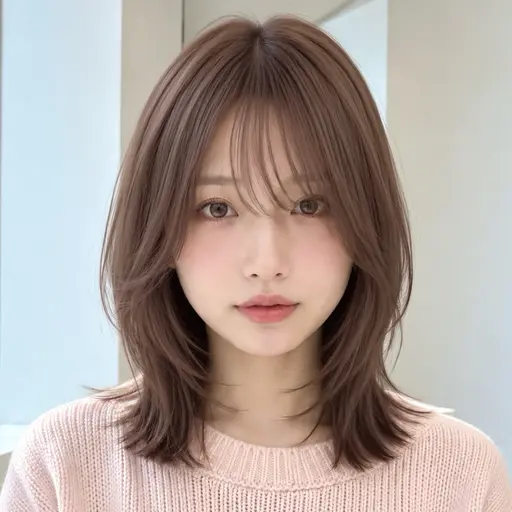 【新規】✂️カット+Aujua 1 Stepトリートメント✨✂️《似合わせカット/ミディアム/レイヤーカット/顔周り》