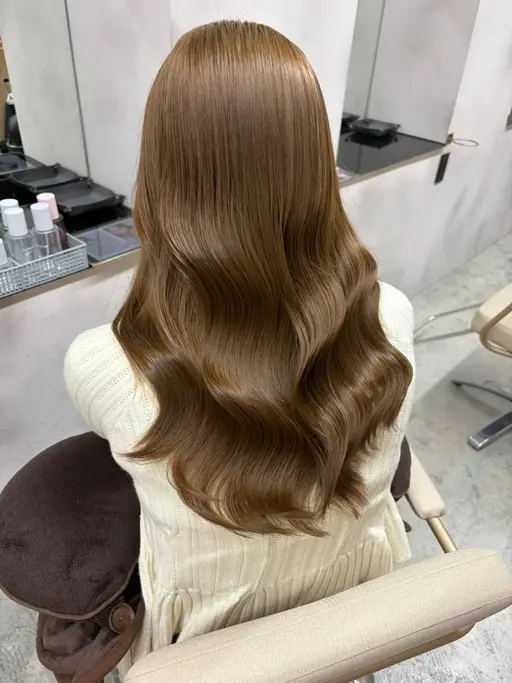 【誰でも使える◎/透明感カラー︎💕︎】ブリなしダブルカラー+艶トリートメント